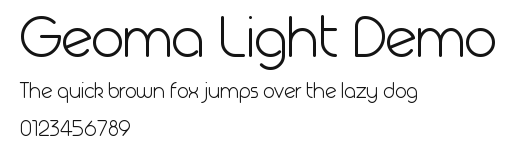 Geoma Light Demo.otf