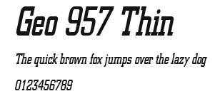 Geo 957 Thin.ttf