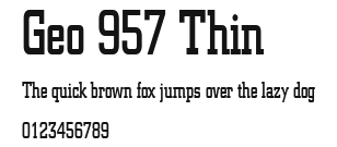 Geo 957 Thin.ttf