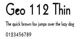 Geo 112 Thin.ttf