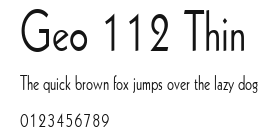 Geo 112 Thin.ttf
