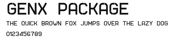 Genx Package.ttf