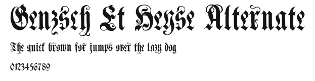 Genzsch Et Heyse Alternate.ttf