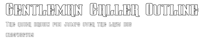 Gentleman Caller Outline.ttf