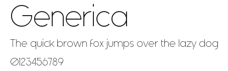 Generica.otf