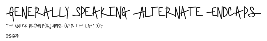 Generally Speaking Alternate Endcaps.ttf