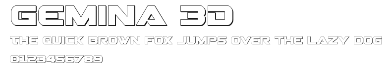 Gemina 3D.ttf