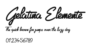 Gelatina Elemente.ttf