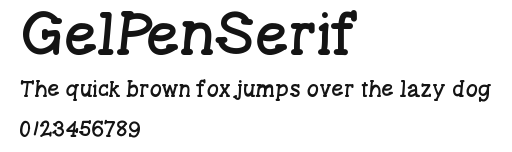 GelPenSerif.ttf