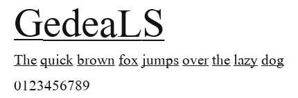 GedeaLS Preview
