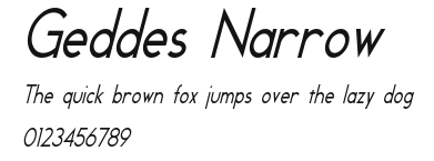Geddes Narrow Preview
