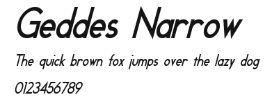 Geddes Narrow.ttf