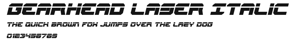 Gearhead Laser Italic.ttf