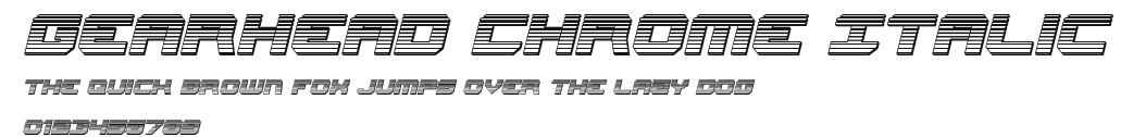 Gearhead Chrome Italic.ttf
