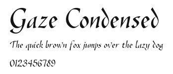 Gaze Condensed.ttf