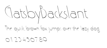 GatsbyBackslant.ttf