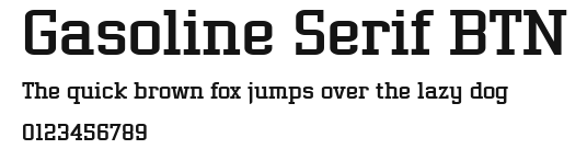 Gasoline Serif BTN.ttf