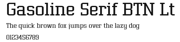 Gasoline Serif BTN Lt.ttf
