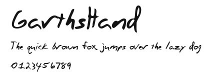 GarthsHand.ttf
