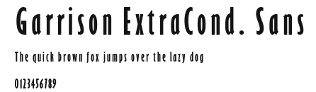 Garrison ExtraCond. Sans.ttf
