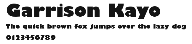 Garrison Kayo.ttf