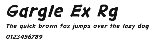 Gargle Ex Rg.ttf