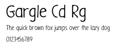Gargle Cd Rg.ttf