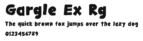 Gargle Ex Rg.ttf