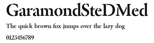 GaramondSteDMed.ttf
