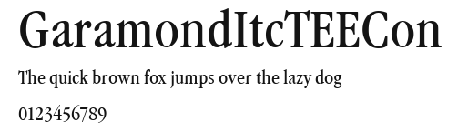 GaramondItcTEECon.ttf