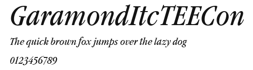 GaramondItcTEECon.ttf