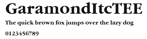 GaramondItcTEE.ttf