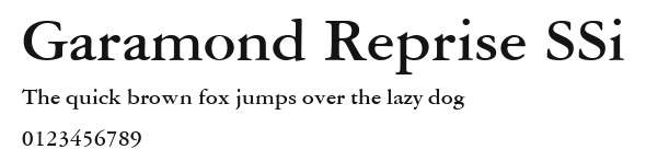 Garamond Reprise SSi.ttf