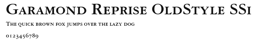 Garamond Reprise OldStyle SSi.ttf
