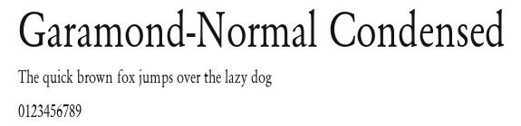 Garamond-Normal Condensed.ttf