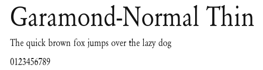 Garamond-Normal Thin.ttf