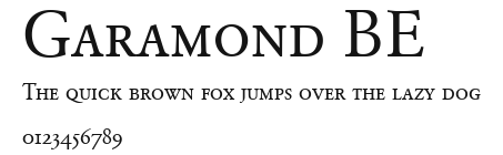 Garamond BE.ttf