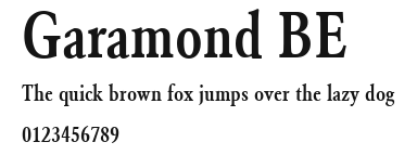 Garamond BE.ttf