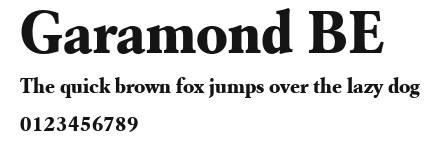 Garamond BE.ttf