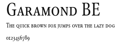Garamond BE.ttf