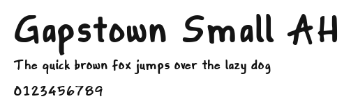 Gapstown Small AH.ttf