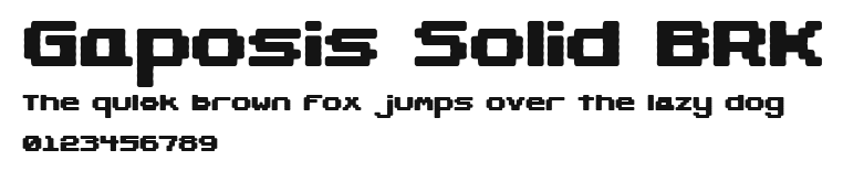 Gaposis Solid BRK.ttf