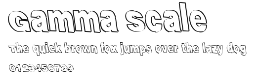 Gamma Scale Preview