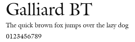 Galliard BT Preview