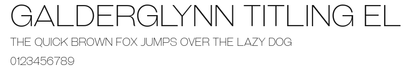 Galderglynn Titling El Preview