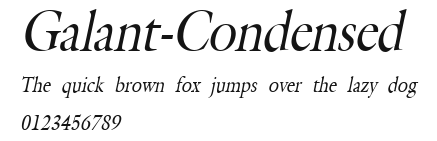 Galant-Condensed Preview