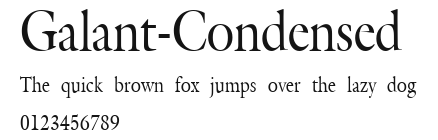 Galant-Condensed Preview