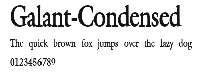 Galant-Condensed Preview