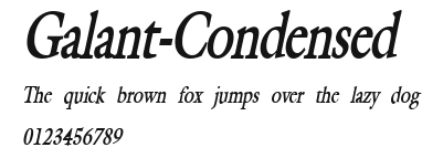 Galant-Condensed Preview