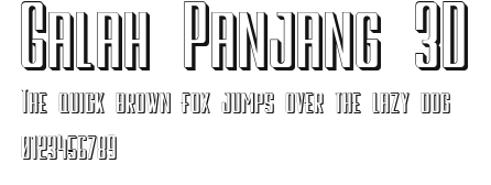 Galah Panjang 3D Preview